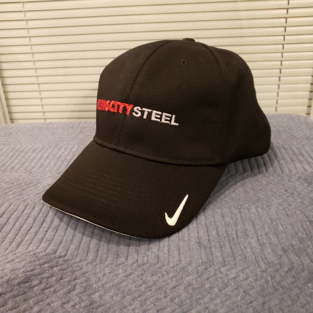 Nike Golf Black Cap with Red and White Embroidery